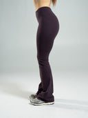 Aura Flared Pant Long - Black Garnet