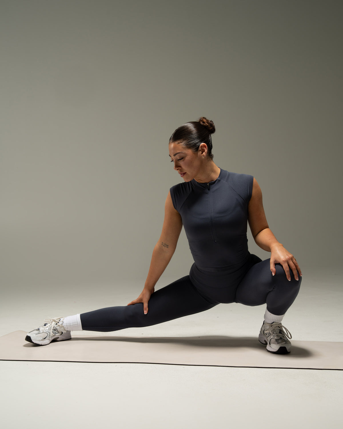 Zip Muscle Tank - White product media