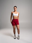Pump High Rise Short - Scarlet