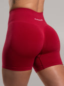 Pump High Rise Short - Scarlet