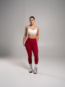 Pump High Rise Legging - Scarlet