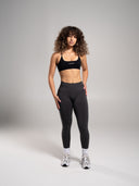 Pump Mid Rise Legging - Dark Heather Grey